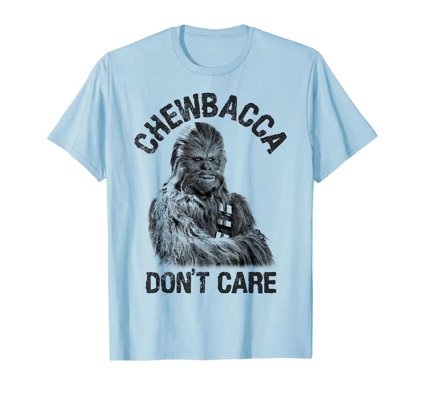 Star Wars Chewbacca Don't Care Funny Logo T-Shirt