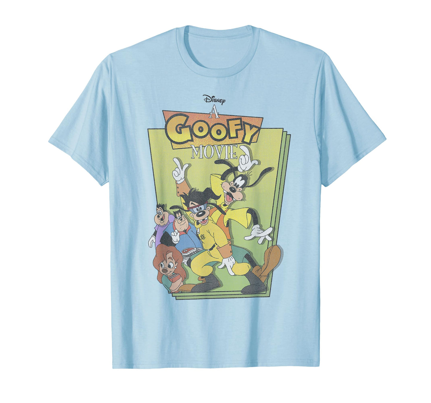 Disney A Goofy Movie Max Powerline Dance Logo T-Shirt Small