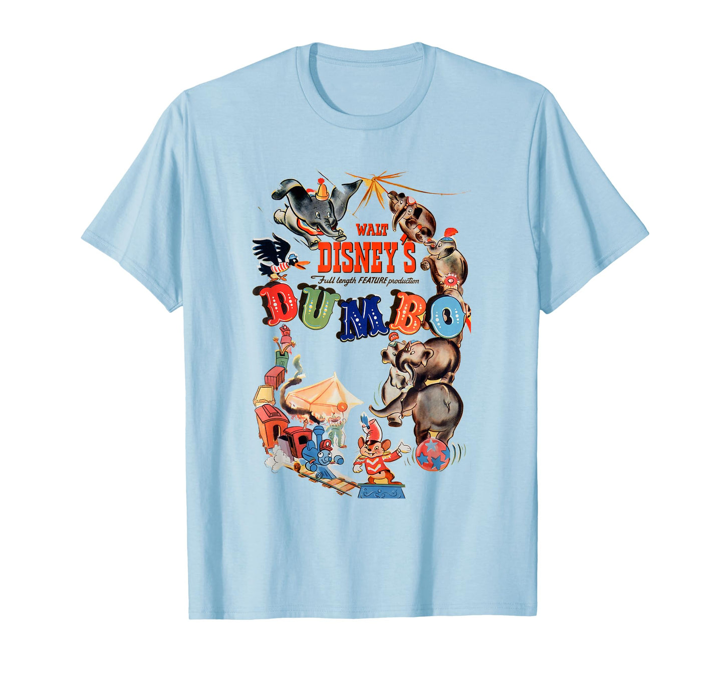 Disney Dumbo Classic Characters Logo T-Shirt Small