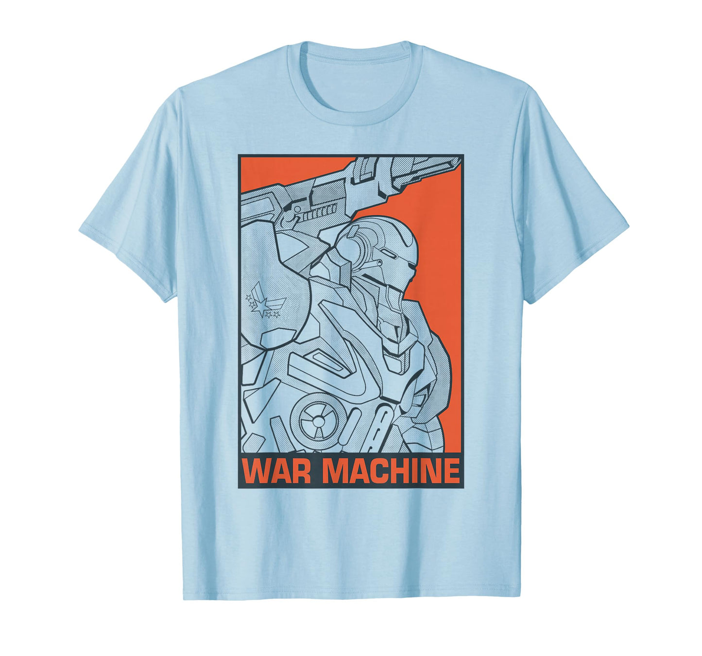 Marvel Avengers Endgame War Machine Pop Art Graphic T-Shirt T-Shirt