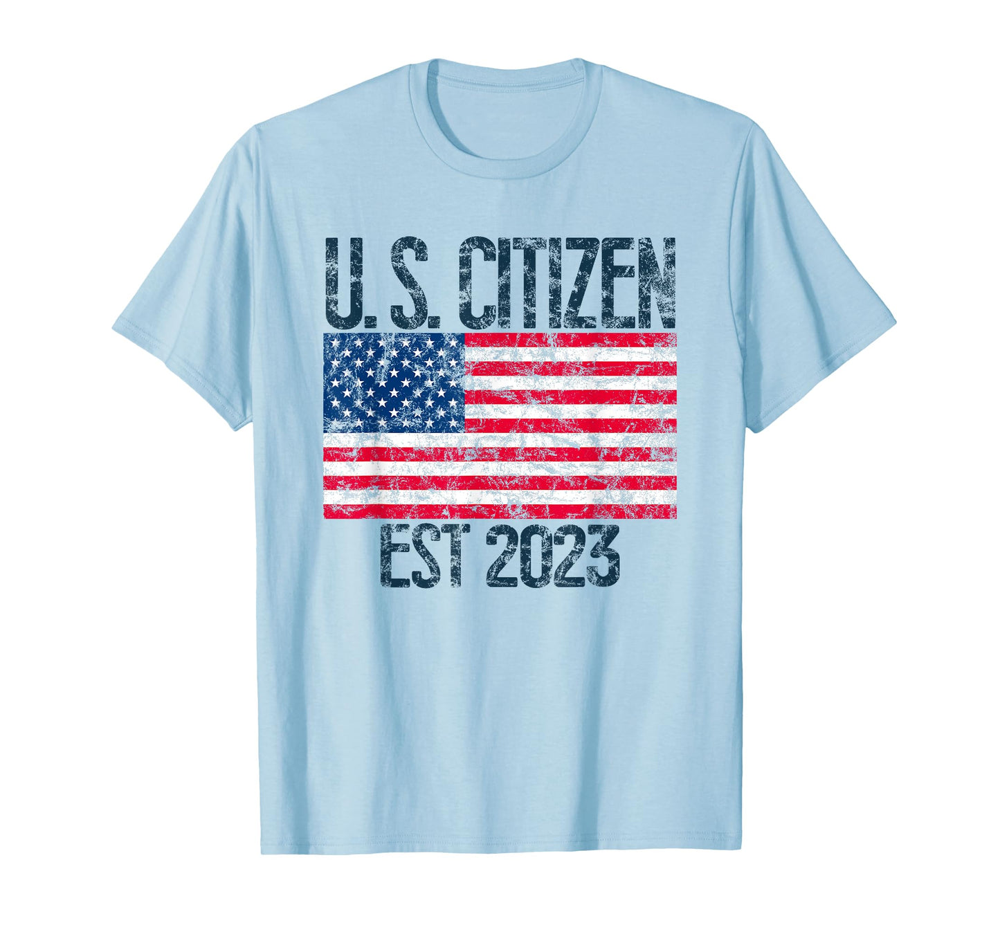 New US Citizen Est 2023 American Immigrant Citizenship T-Shirt