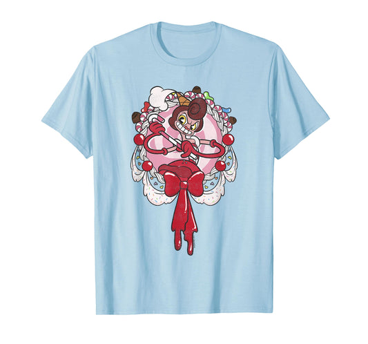 Cuphead Baroness Von Bon Bon Melting Candy Frame Portrait T-Shirt
