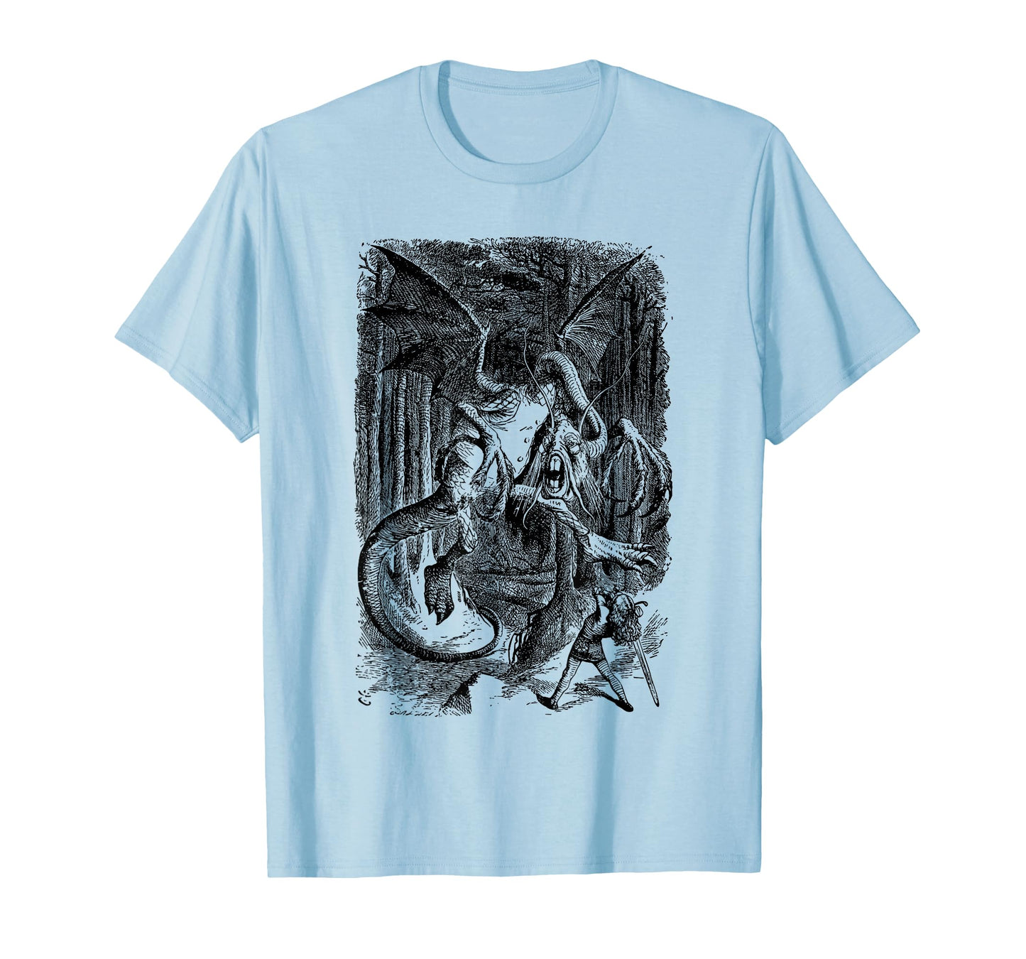 Big Texas Alice in Wonderland -The Jabberwocky T-Shirt T-Shirt