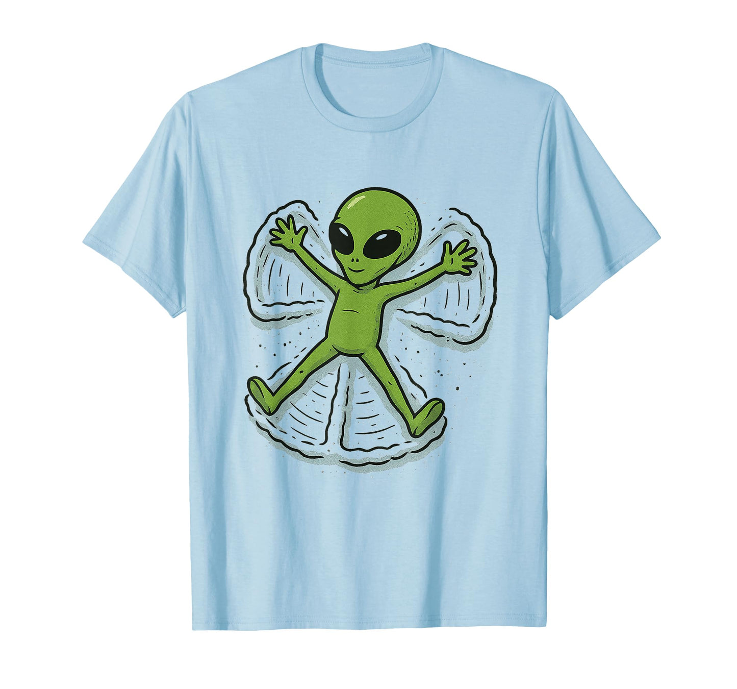 Christmas Alien Snowy Snow Men Women Kids T-Shirt