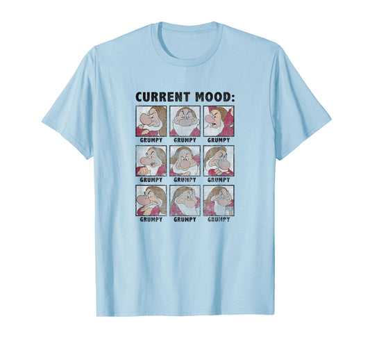 Disney Snow White Grumpy Current Mood Boxes Always Grumpy T-Shirt