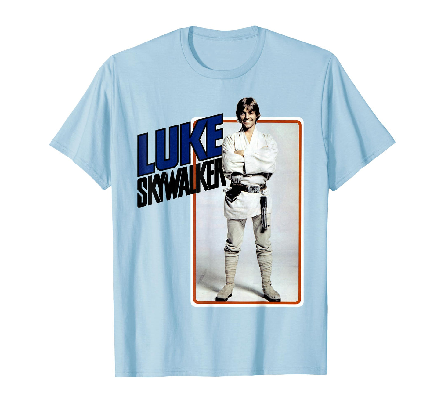 Star Wars Luke Skywalker Smiling Card Graphic T-Shirt T-Shirt