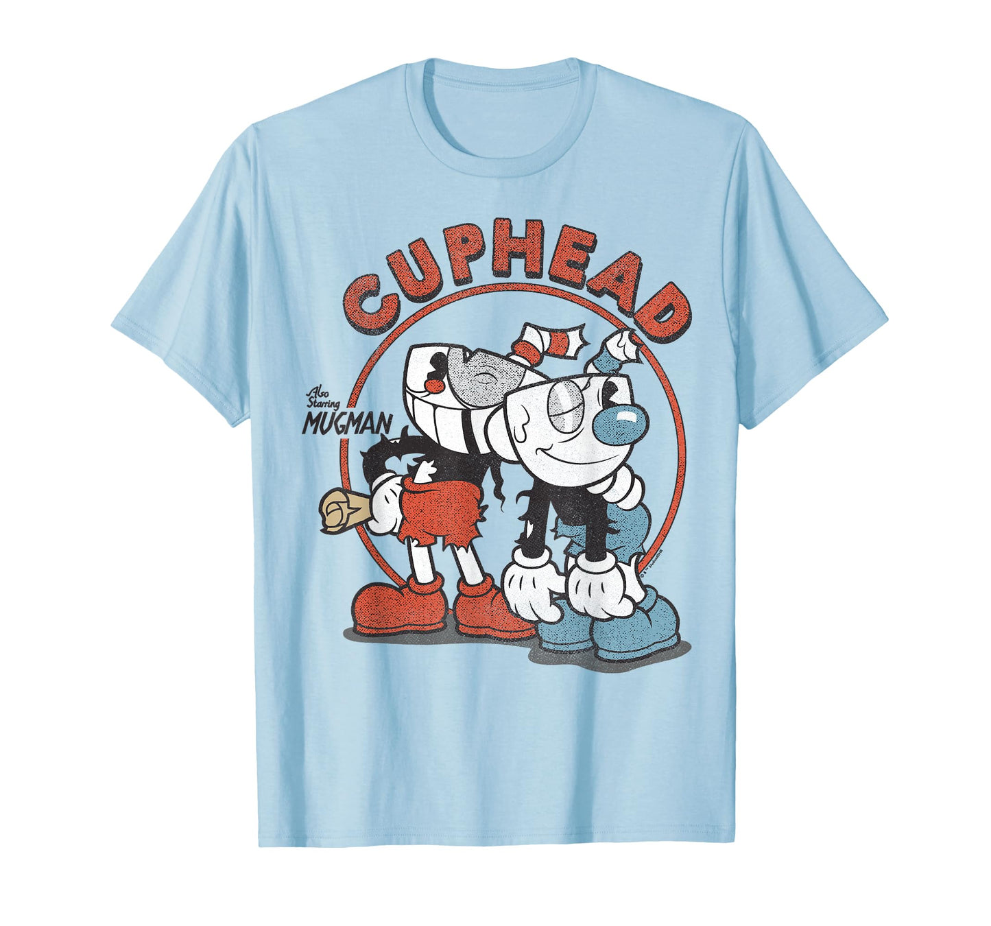 Cuphead And Mugman Beat Up Bros Graphic T-Shirt T-Shirt