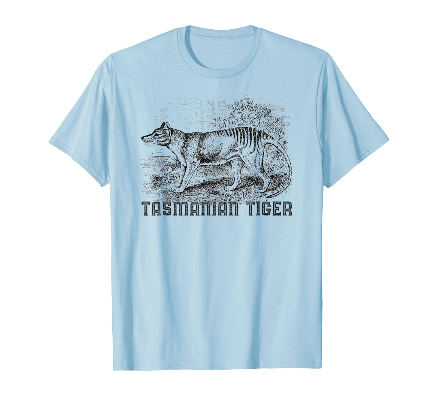 Tasmanian Wolf Tiger Thylacine Australian Extinction Gift T-Shirt
