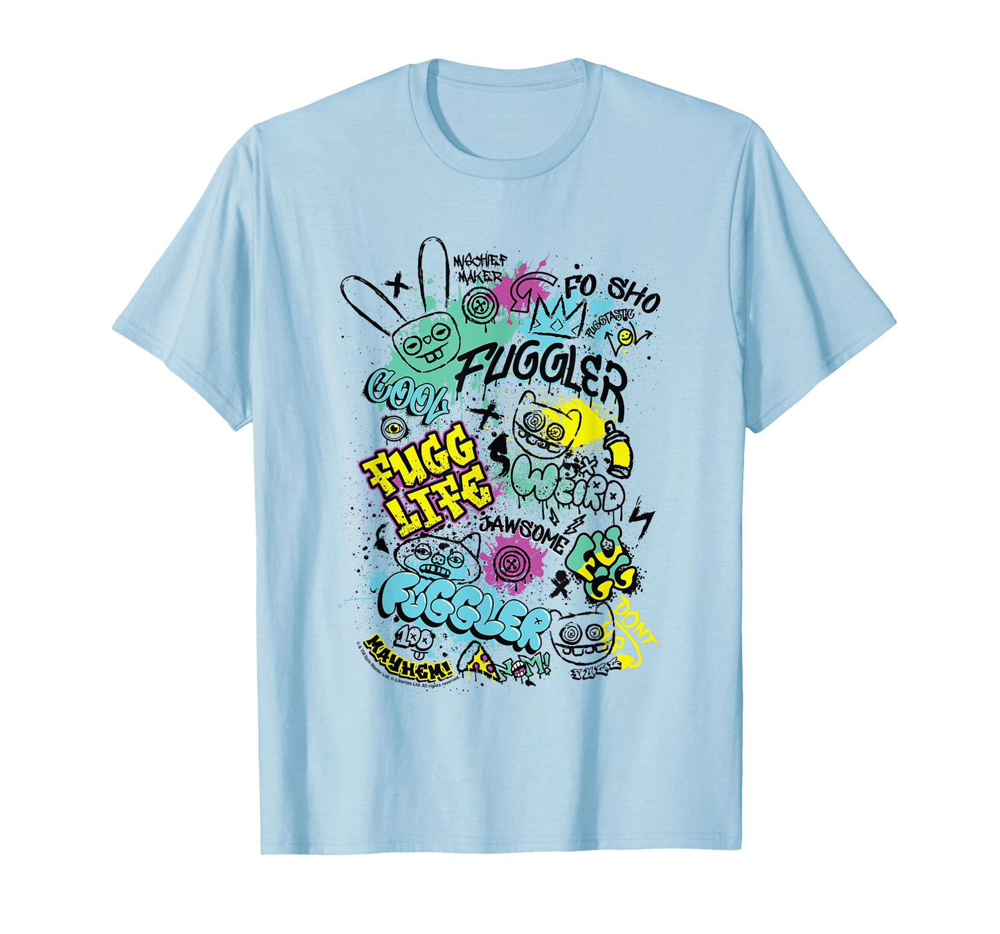 Fuggler Funny Ugly Monsters Graffiti Tags T-Shirt