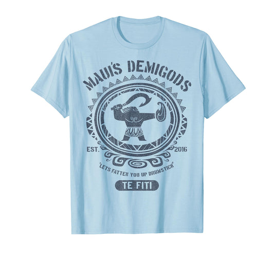 Disney Moana Maui's Demigods Artsy Circle Portrait T-Shirt