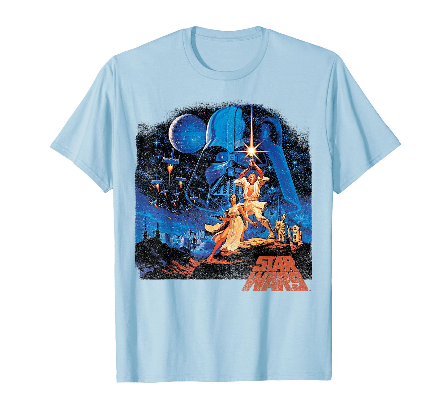 Star Wars A New Hope Classic Vintage Poster T-Shirt C2 T-Shirt