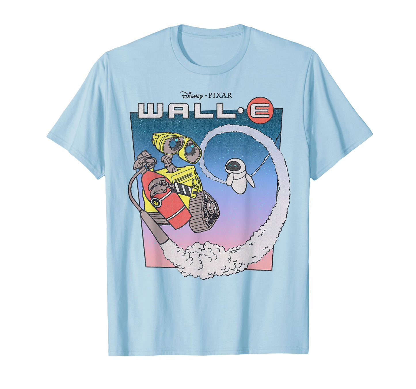Disney Pixar Wall-E Fly Eve Retro Distressed T-Shirt T-Shirt