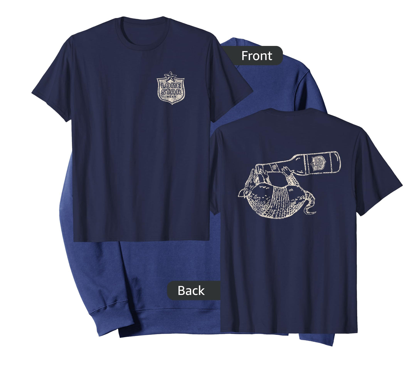 Texas Lone Star Beer Armadillo T-Shirt