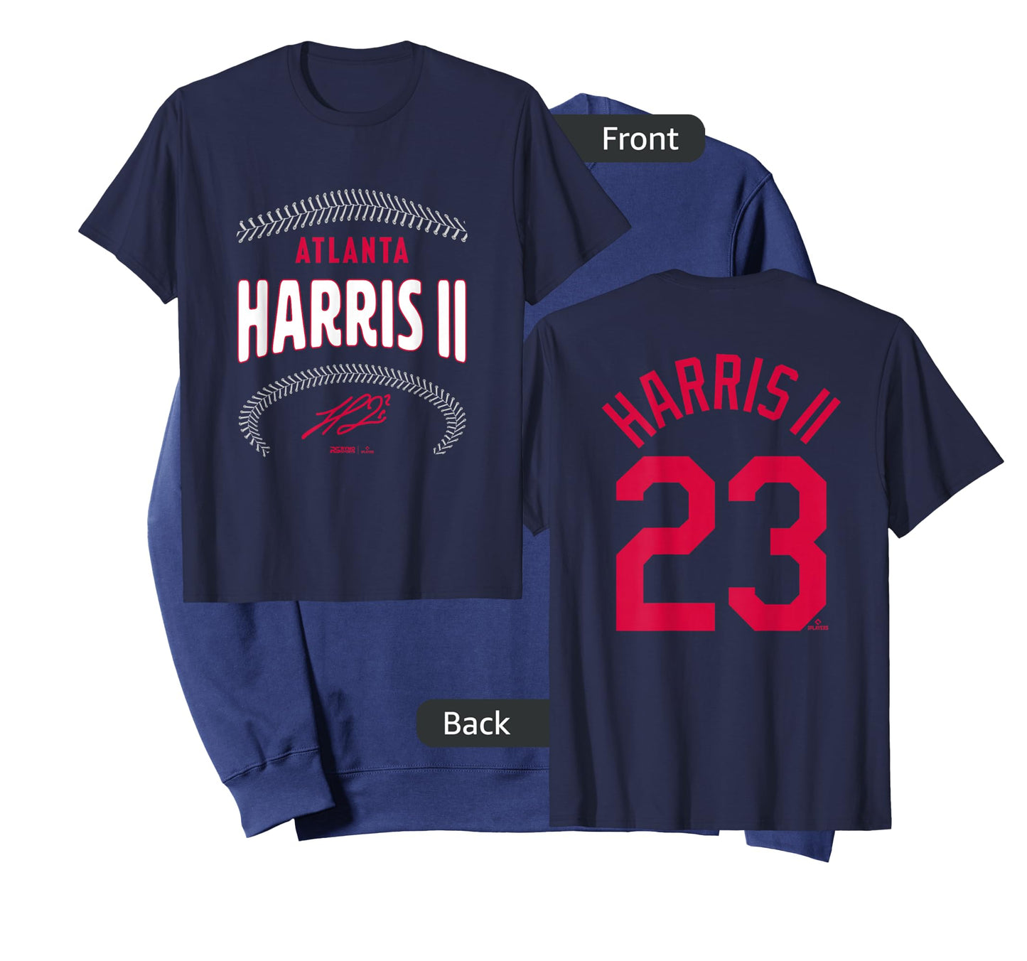 Michael Harris II Atlanta Name & Number (Front & Back) T-Shirt