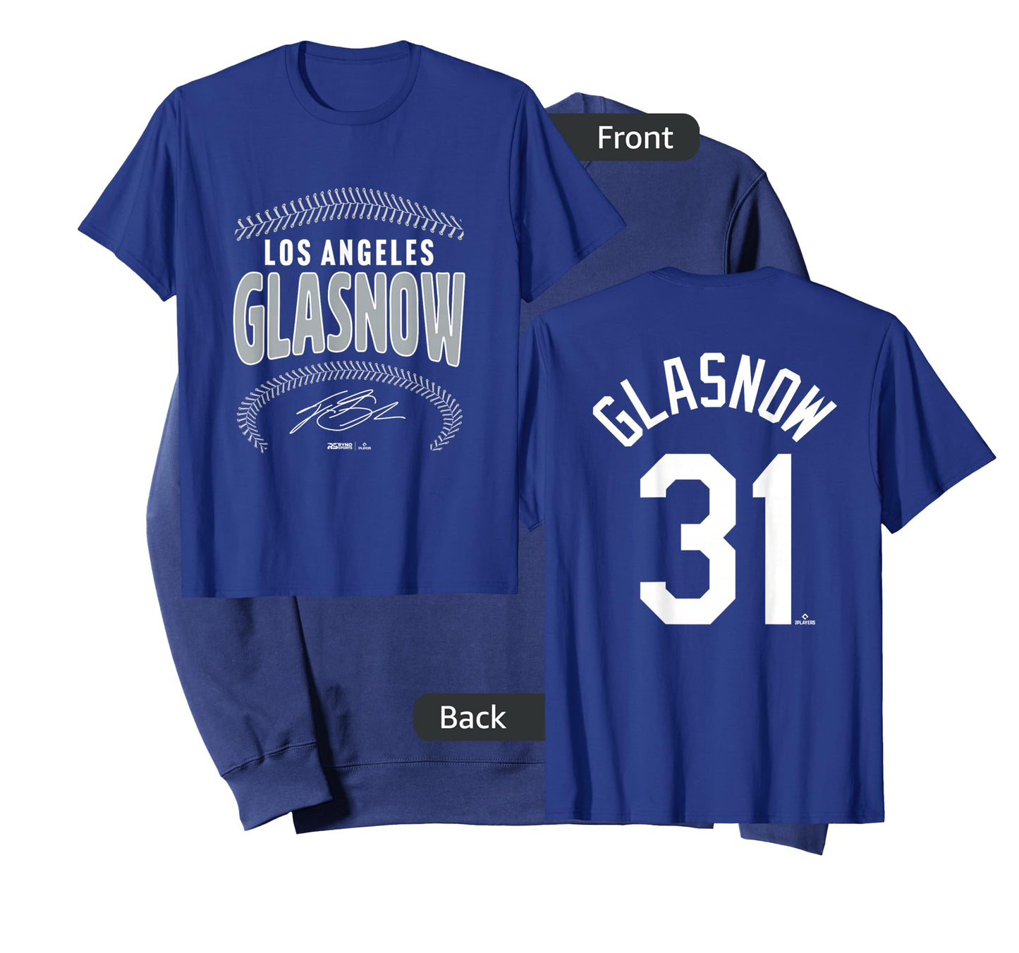 Tyler Glasnow Los Angeles Name & Number (Front & Back) T-Shirt