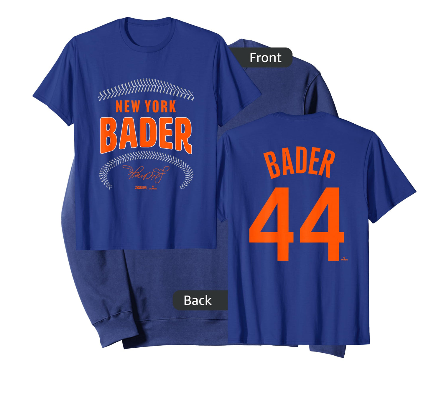 Harrison Bader New York Name & Number (Front & Back) T-Shirt