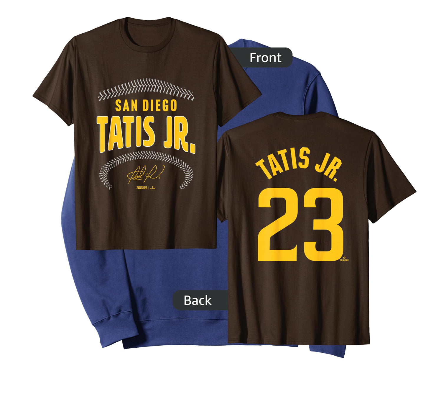 Fernando Tatis Jr. San Diego Name & Number (Front & Back) T-Shirt
