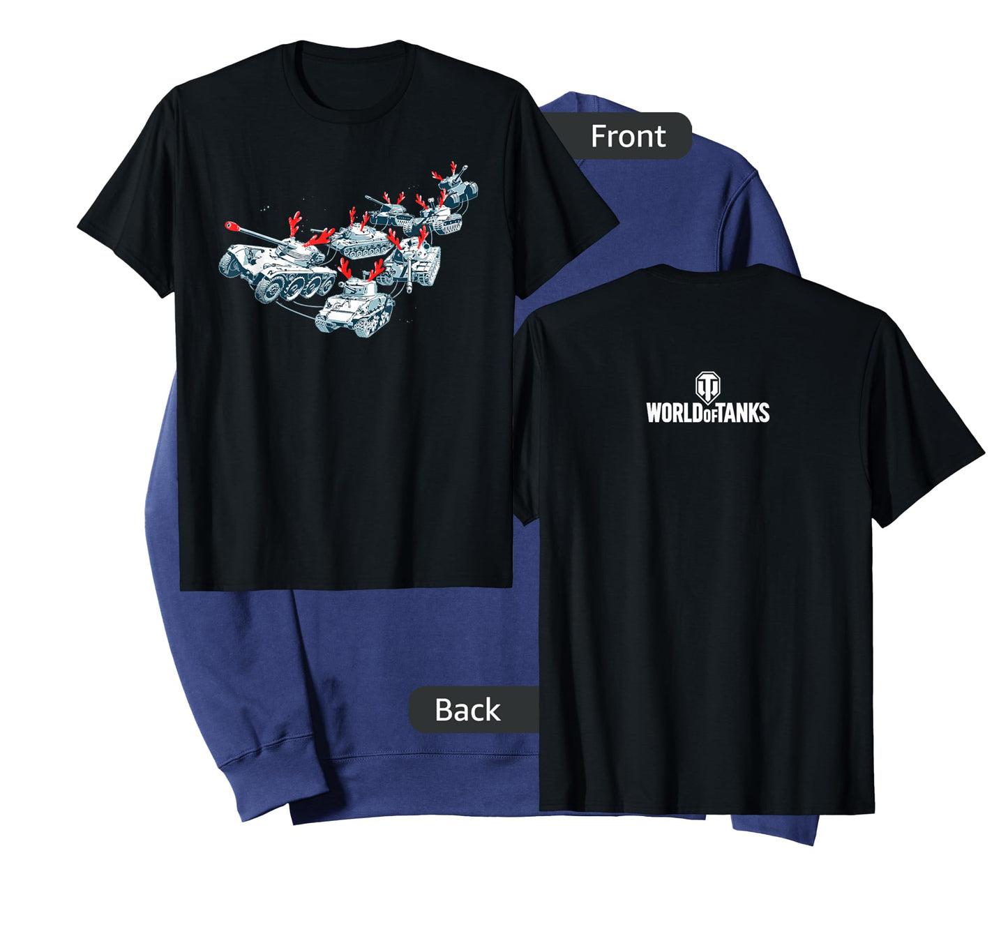 World of Tanks Santa's Tankdeer Harness T-Shirt
