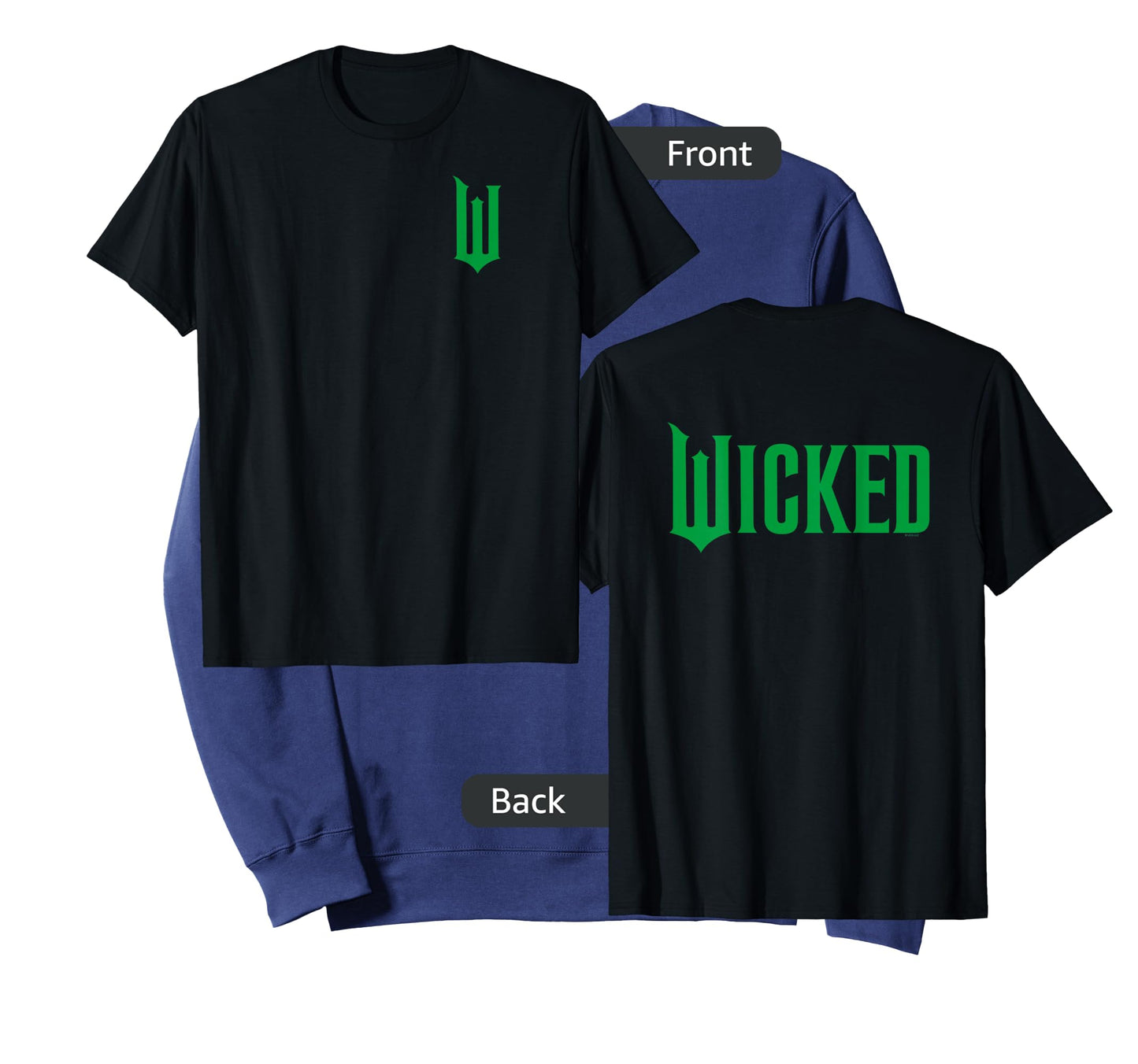 Wicked Logo Front & Back T-Shirt