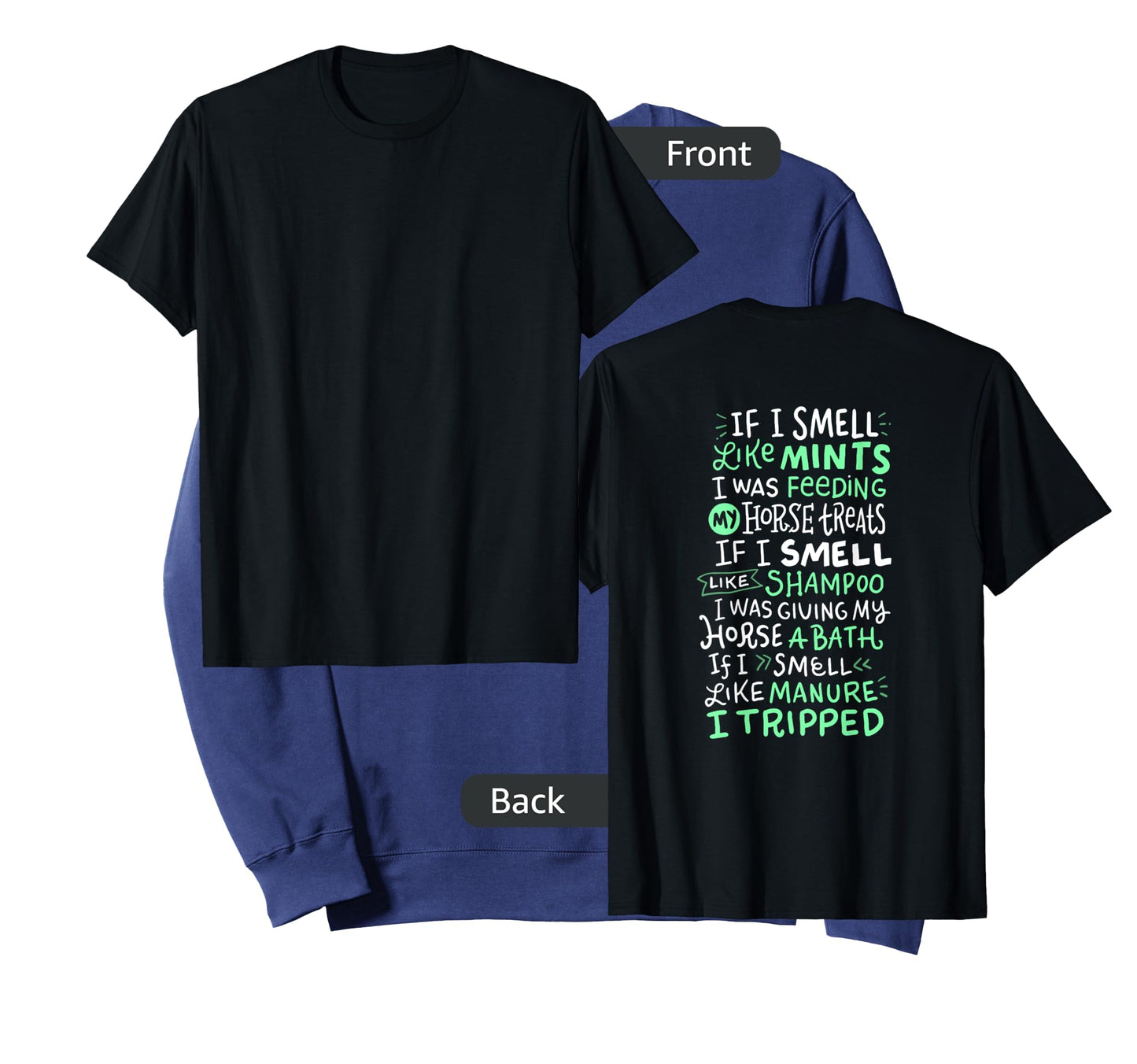 If I Smell Like Mints Horse T Shirt Gift Ideas for Girls