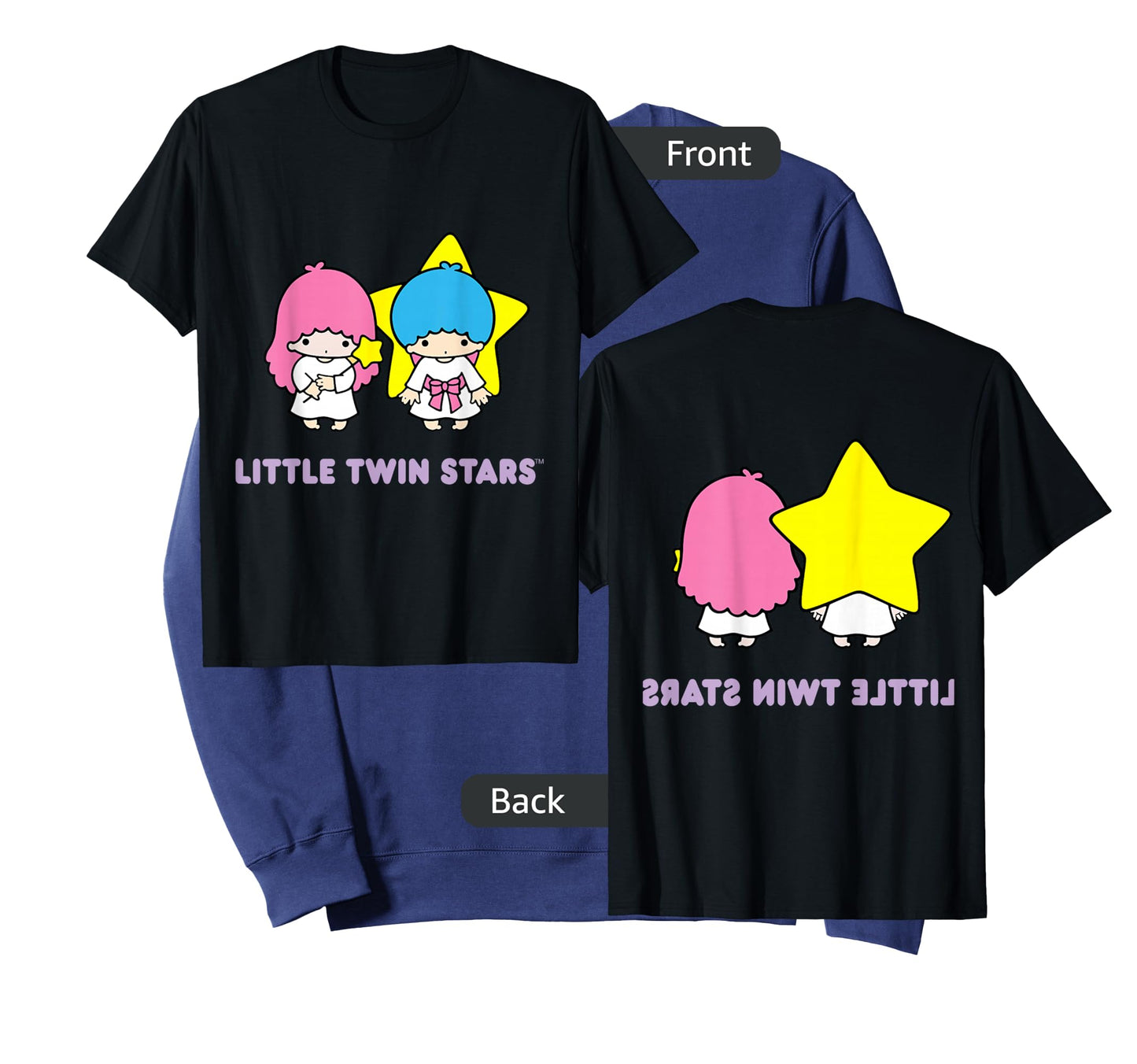 LittleTwinStars Character Front and Back T-Shirt
