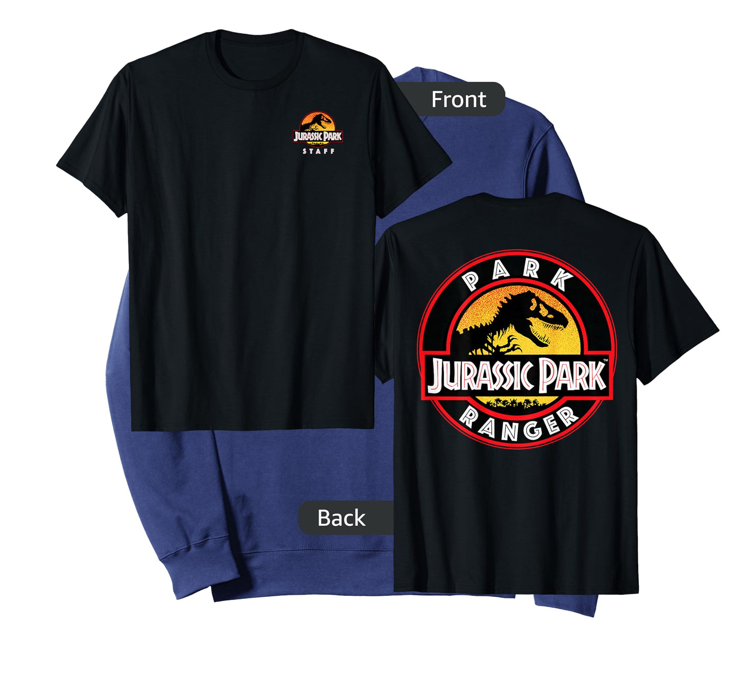 Jurassic Park Ranger Uniform Patch T-Shirt Small