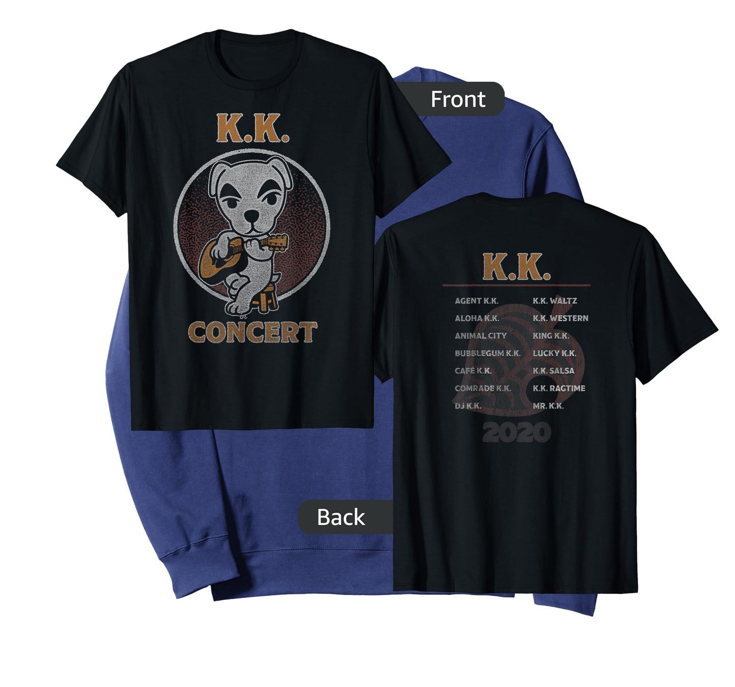 Animal Crossing: New Horizons K.K. Slider In Concert Vintage T-Shirt