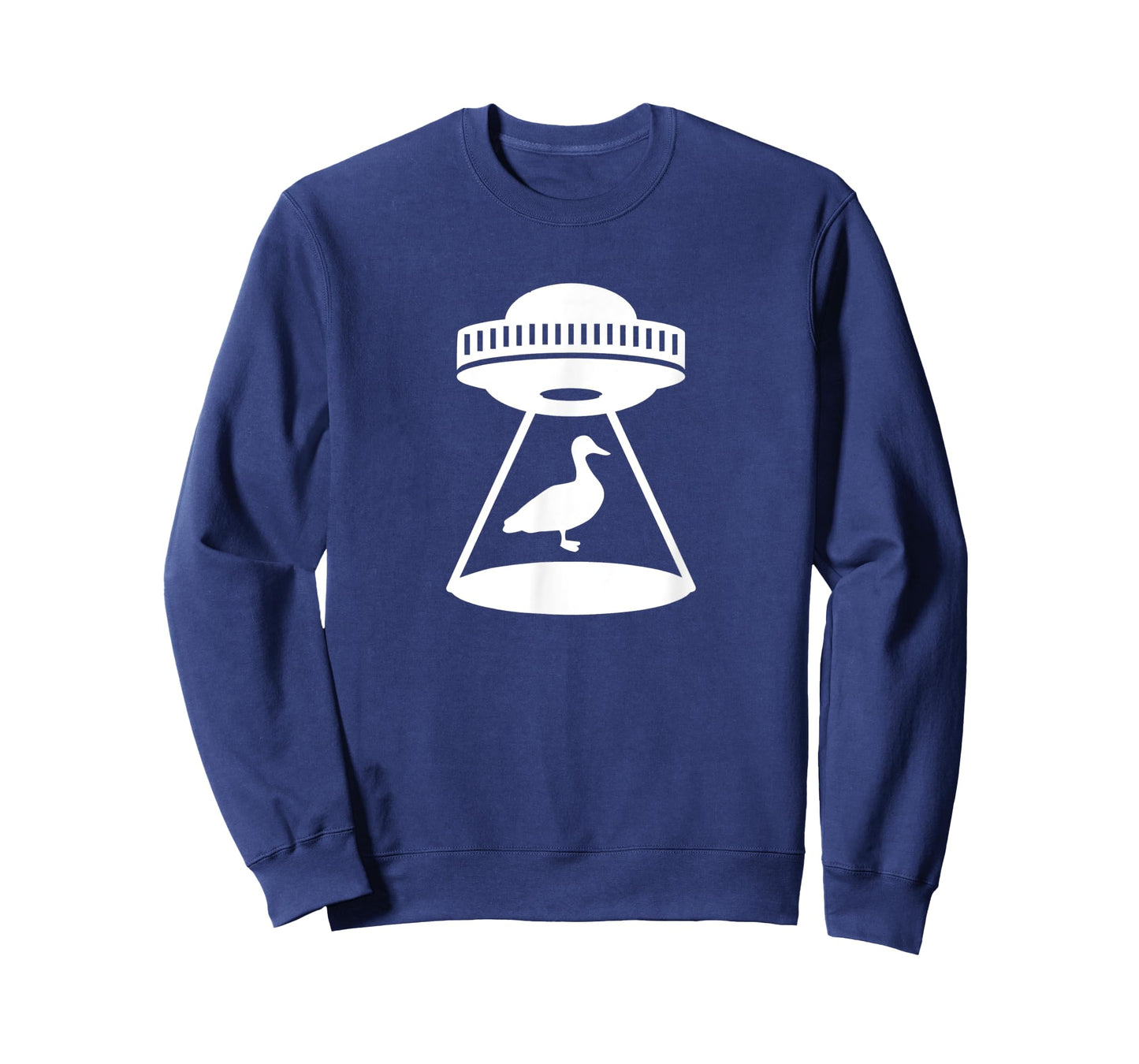 Duck Abduction Alien Spaceship Space Water Fowl Mallard T-Shirt