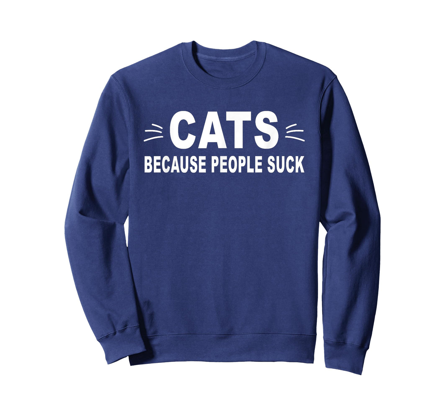 Cats Because People Suck Funny Cat Lover Pet Retro Vintage T-Shirt for Men Women