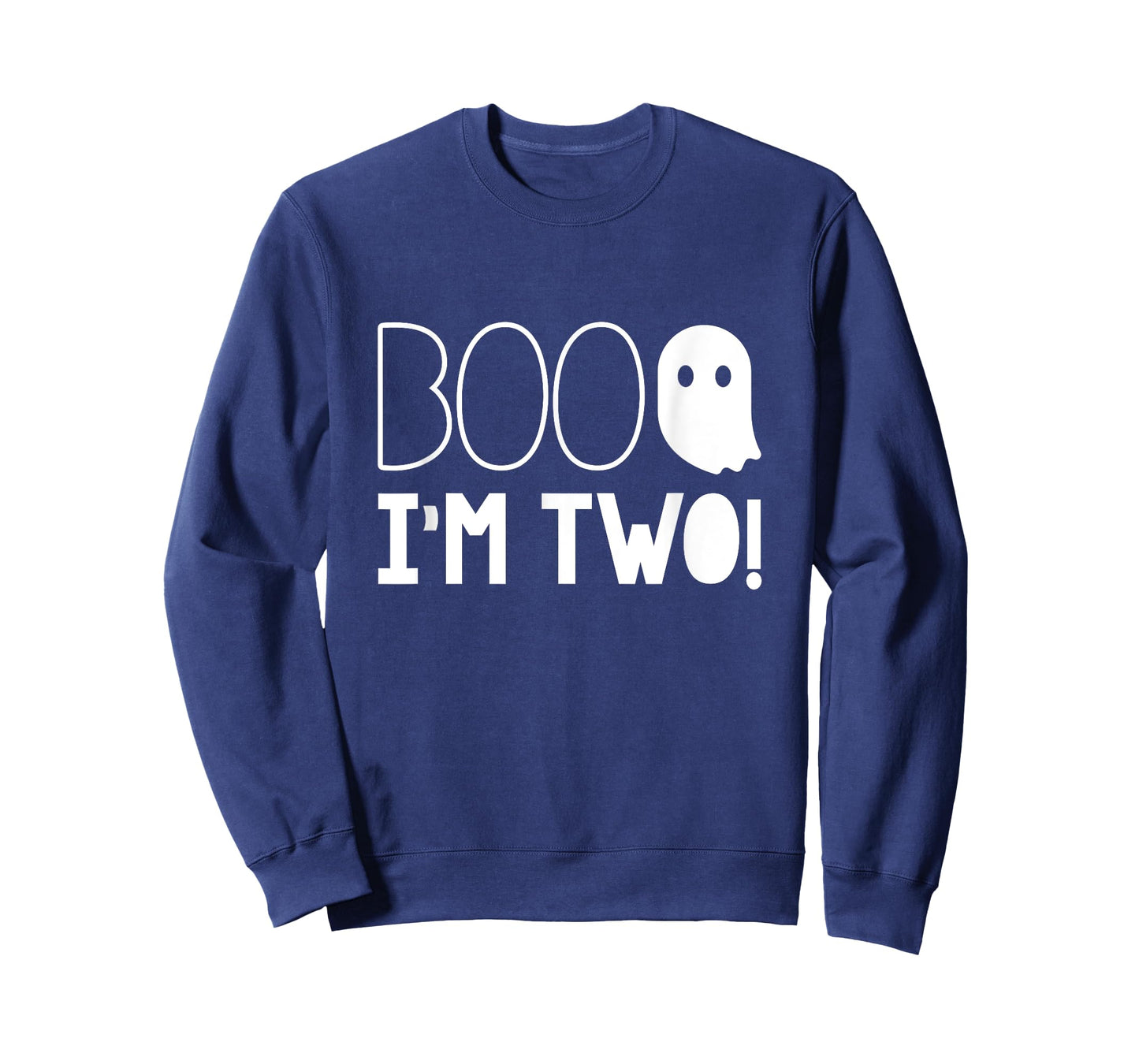 2nd Birthday Two Year Old Boo I'm Two! Halloween Ghost T-Shirt