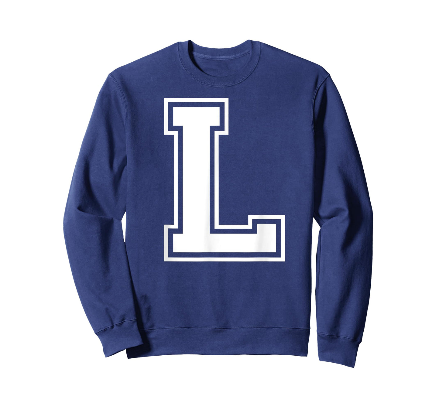 Letter L Capital Alphabet College Varsity Monogram Club T-Shirt