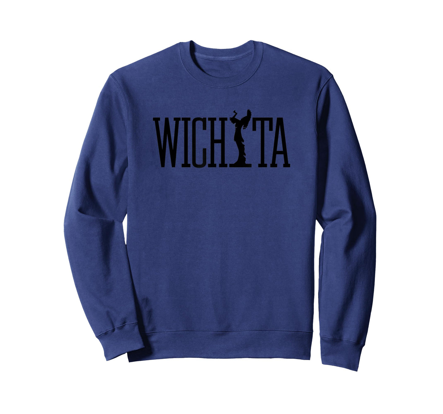 Wichita Keeper of the Plains (black) - Wichita Kansas T-Shirt