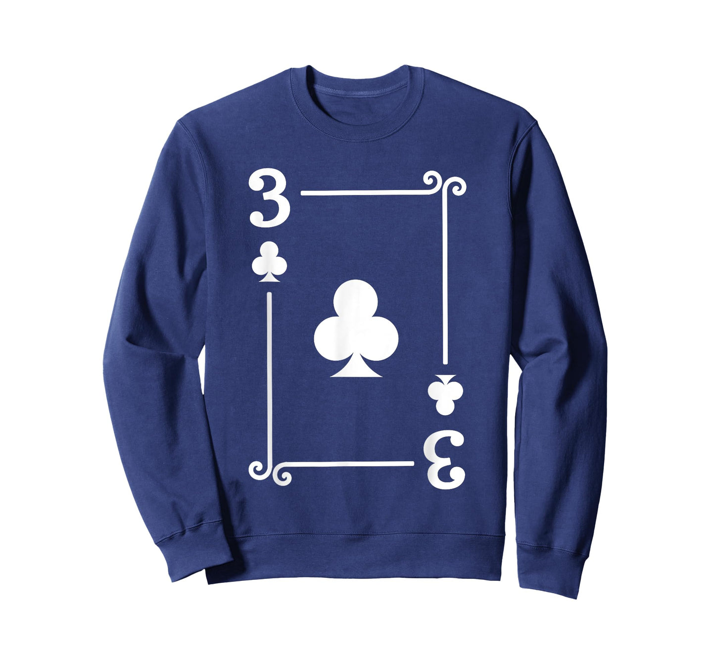 Playing Cards Costume - 3 Clubs Card - Three Card T-Shirt