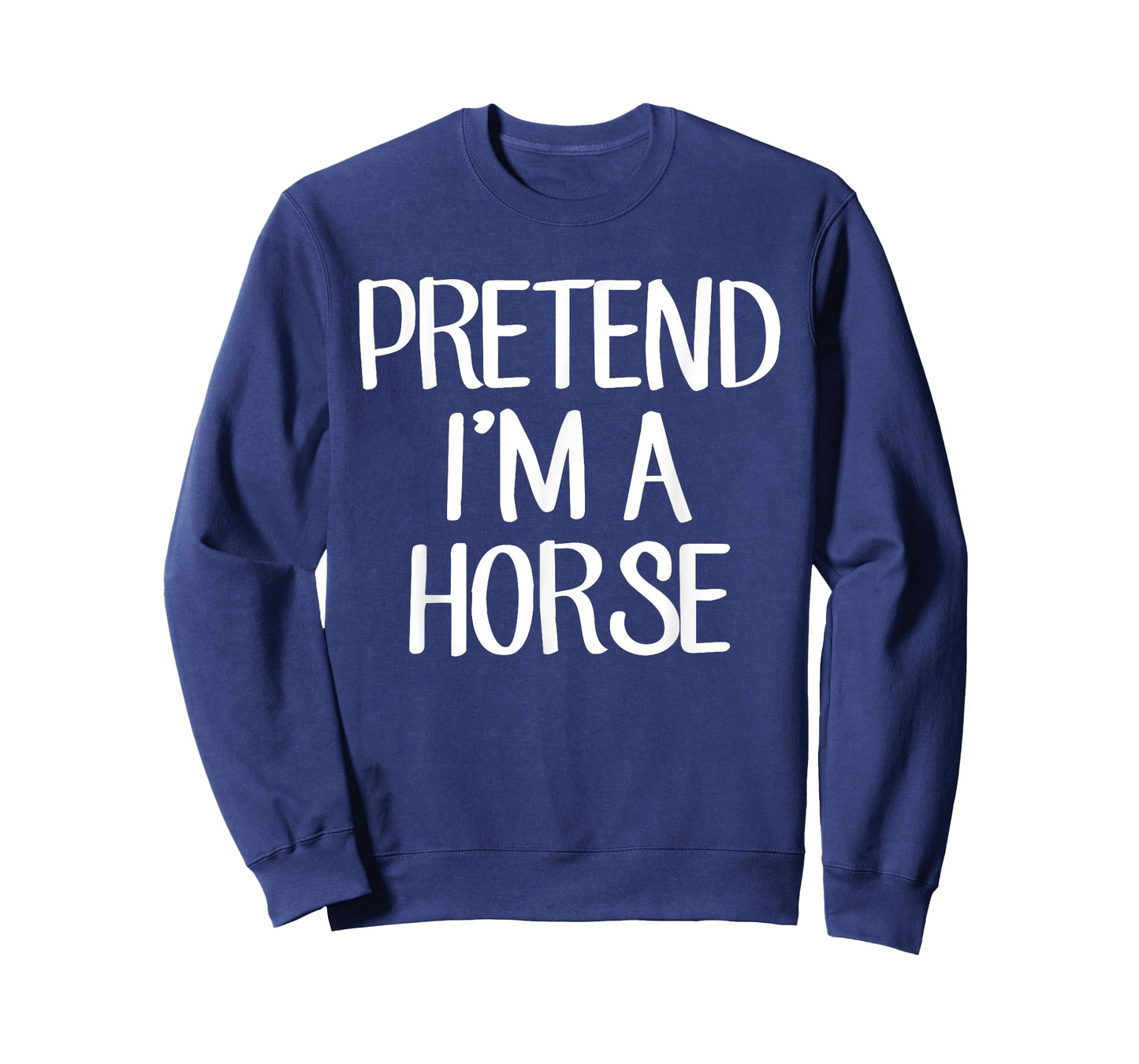 Pretend I'm A Horse Costume Family Lazy Easy Halloween T-Shirt