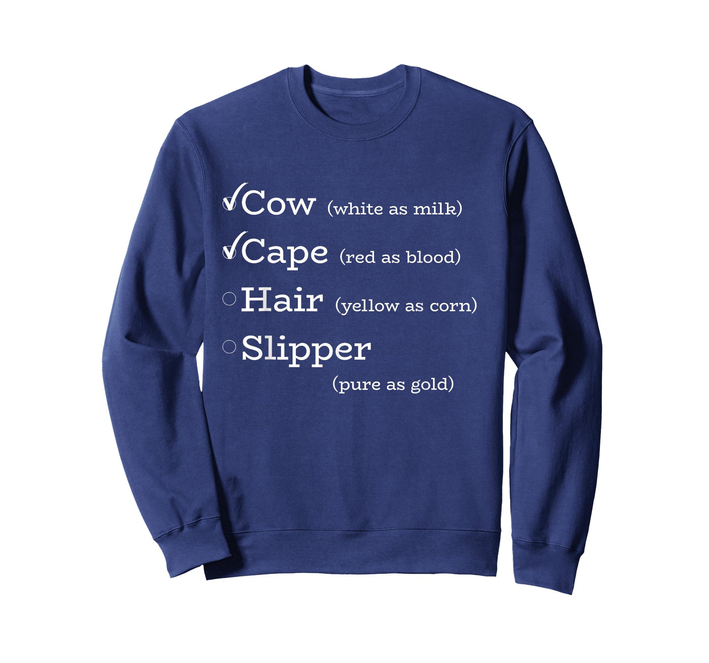 Cow Cape Hair Slipper Musical Theatre Tee T-Shirt