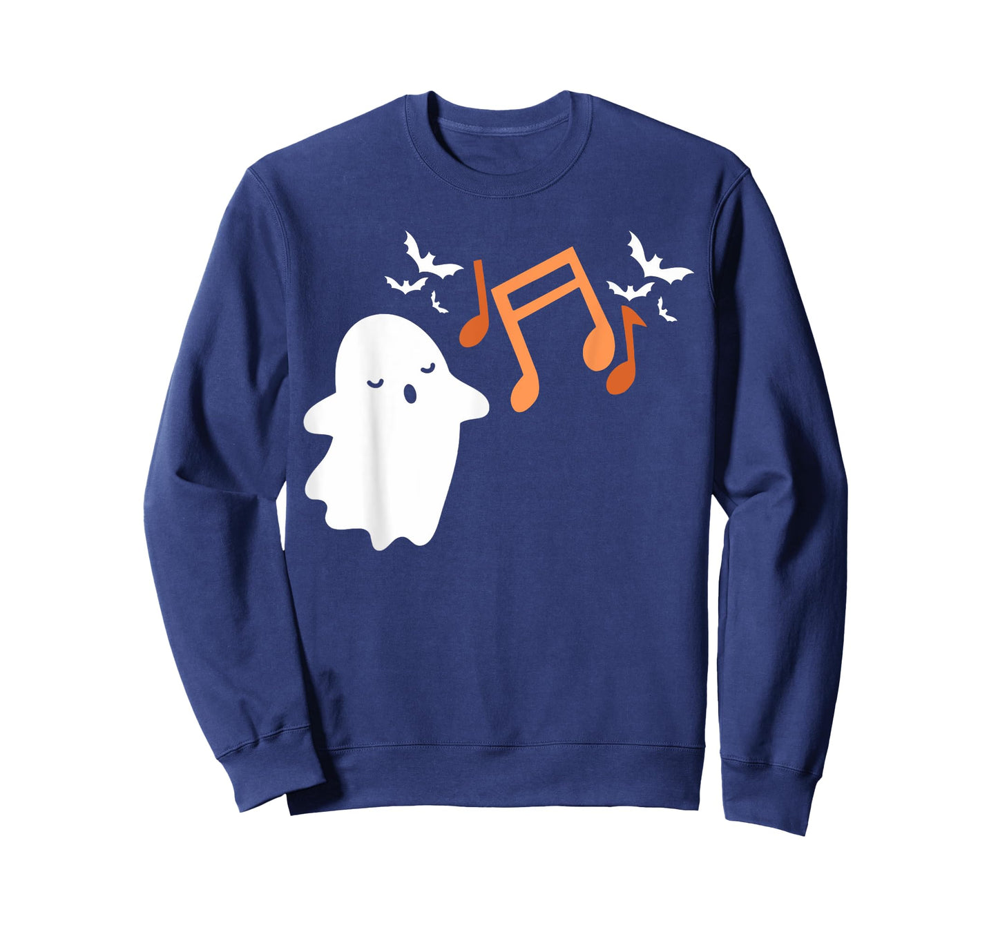 Halloween Music Note Ghost Teacher Fall Musical Instrument T-Shirt