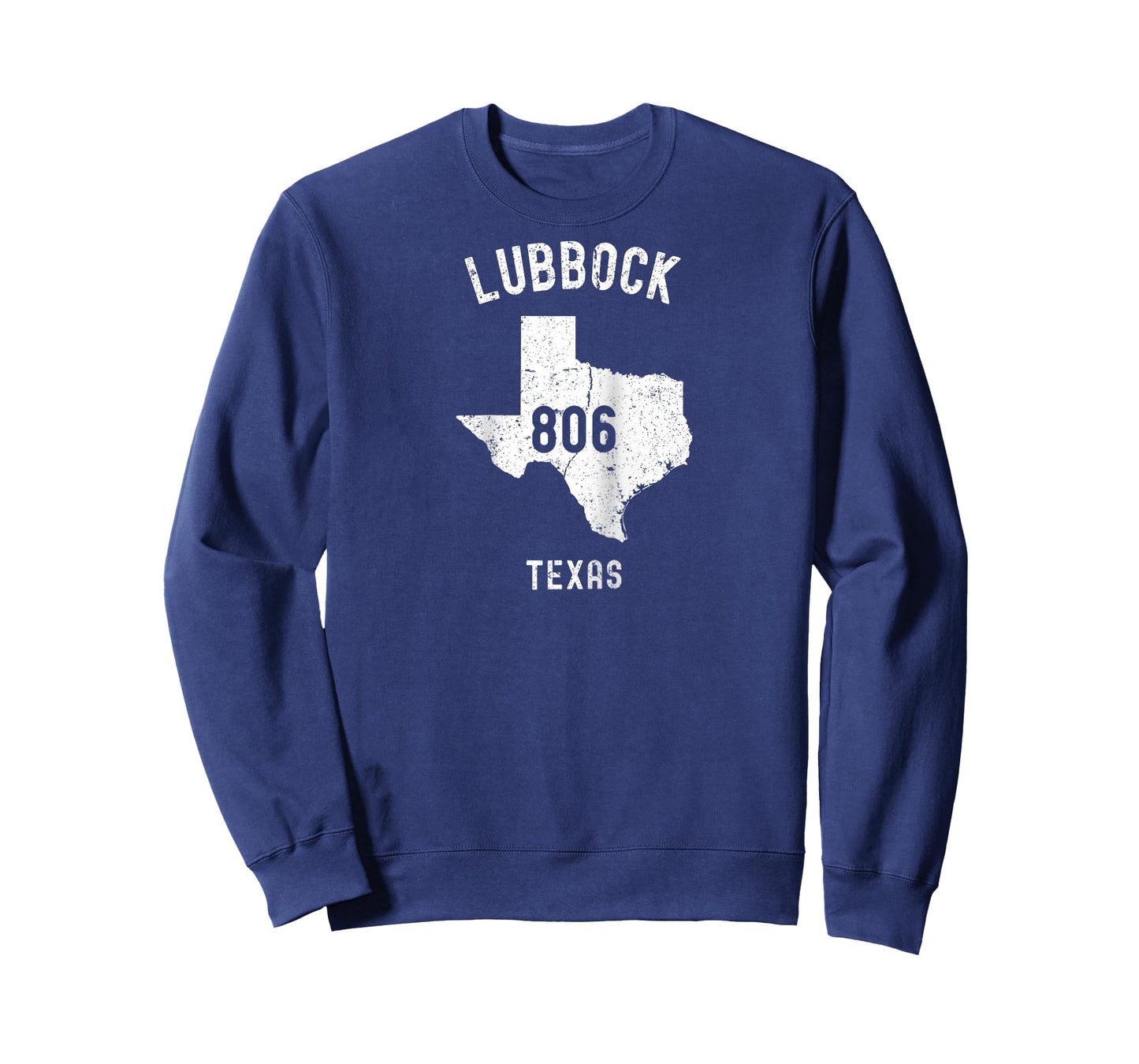 Lubbock Texas TX 806 Vintage Athletic Style Raglan Baseball Tee