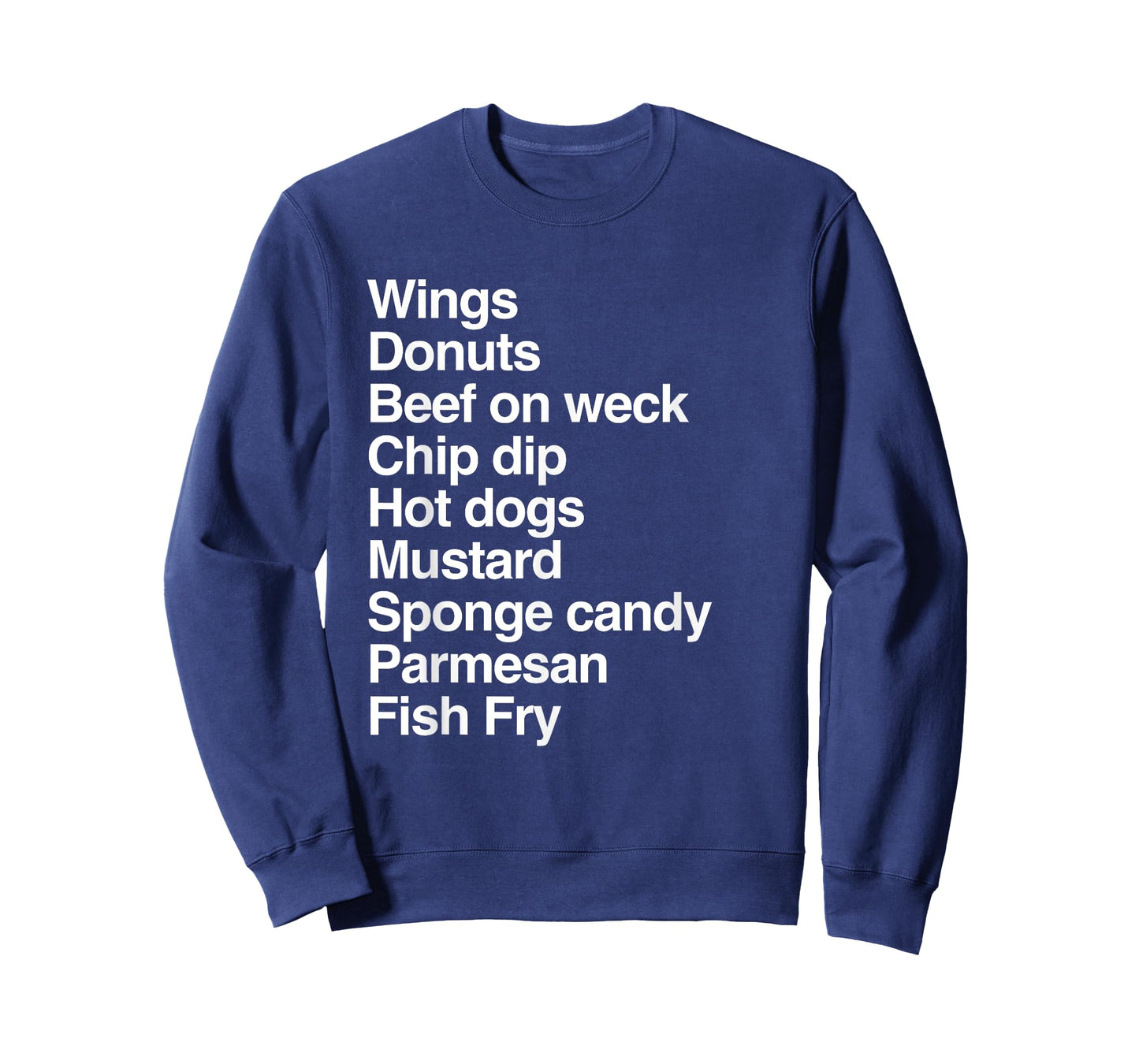 Wings Beef on Weck Sponge Candy Mustard Buffalo NY T-Shirt