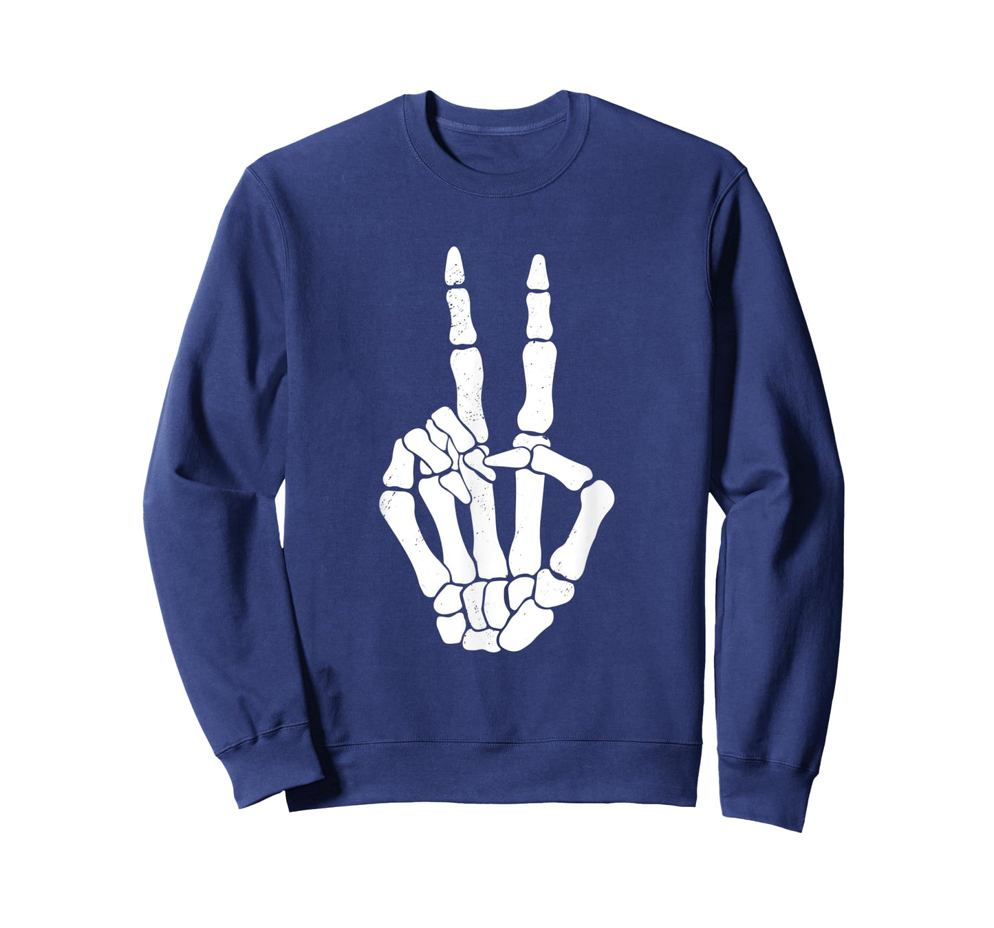 Skeleton Peace Sign Skeleton Halloween Creatures Love T-Shirt
