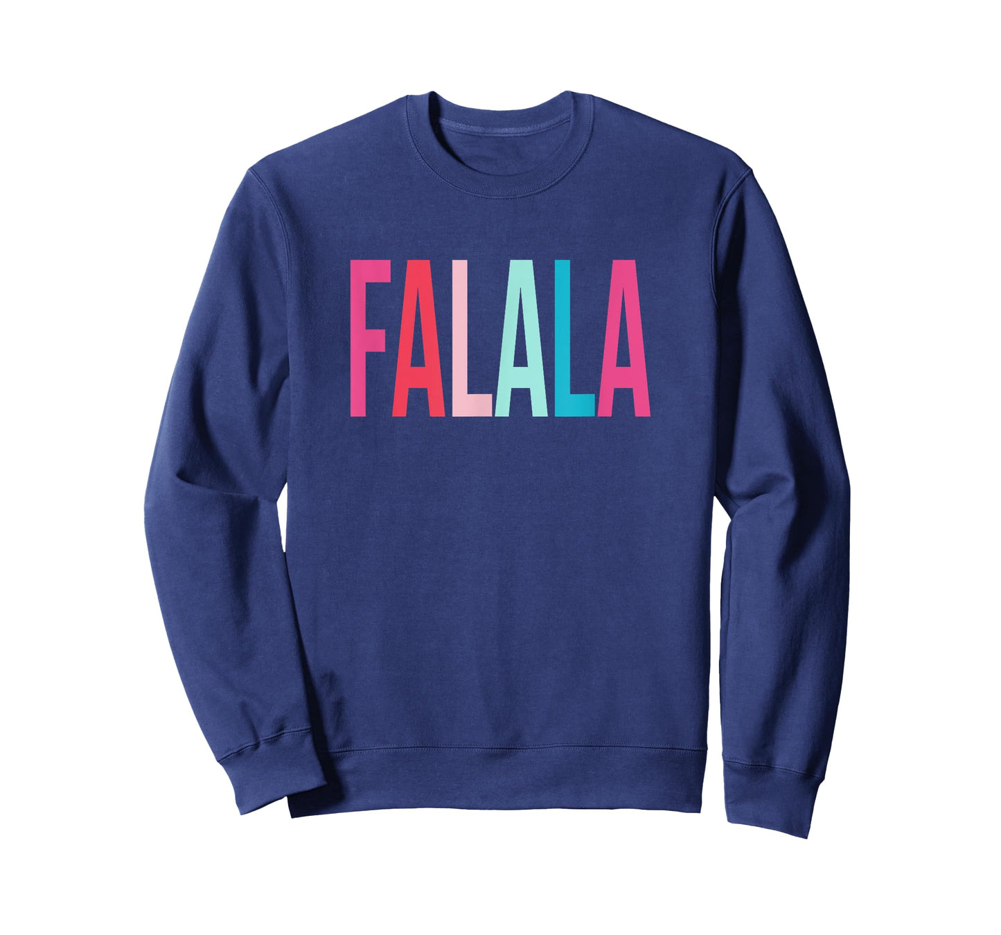Womens Girls Falala Colorful Christmas T-Shirt