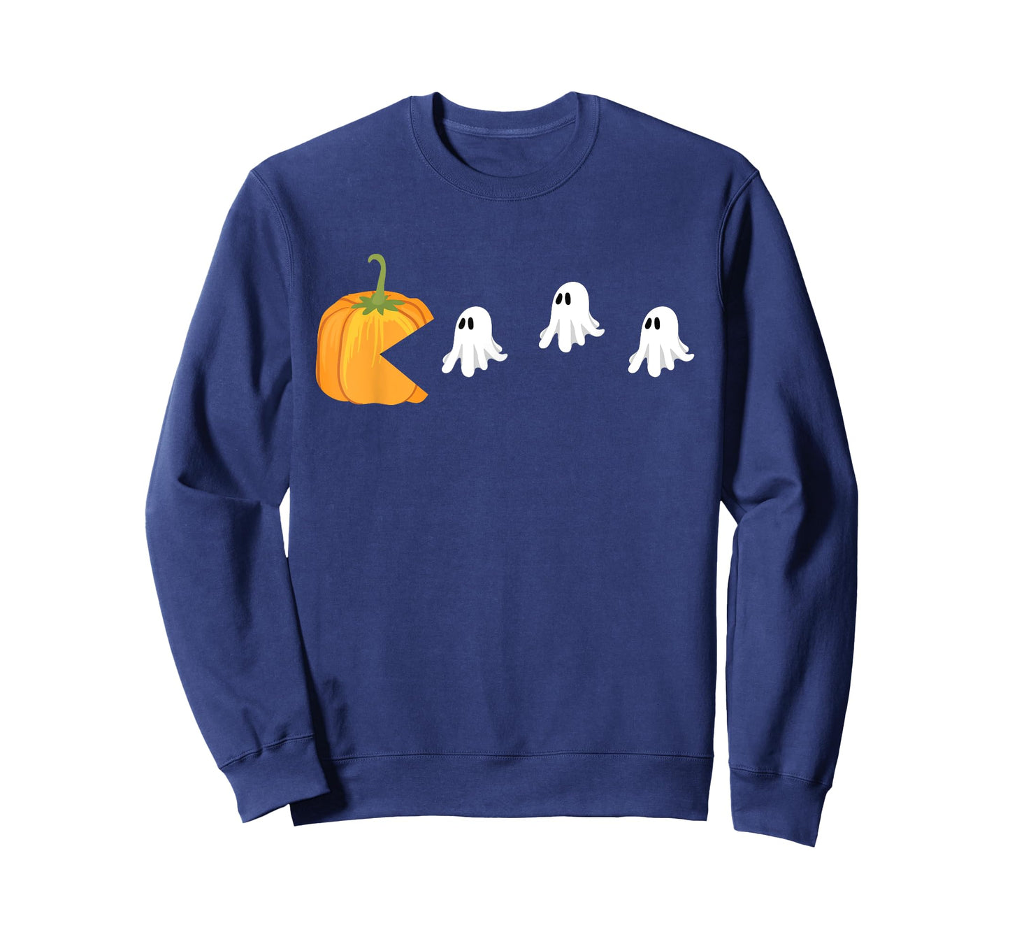 Pumpkin Eat Ghost Video Game Funny Gaming Halloween Gifts T-Shirt