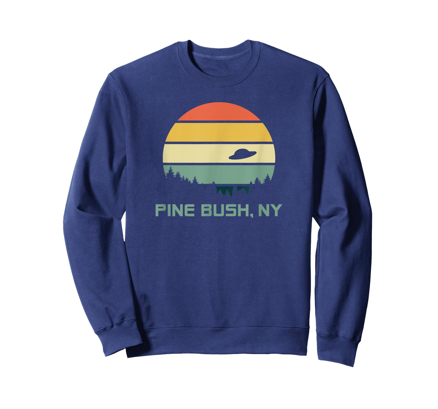 Retro Pine Bush, NY Alien T Shirt