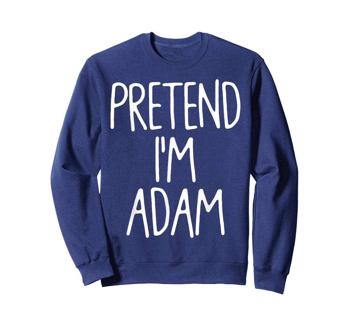 Pretend I'm Adam Matching Lazy Easy Halloween Costume T-Shirt