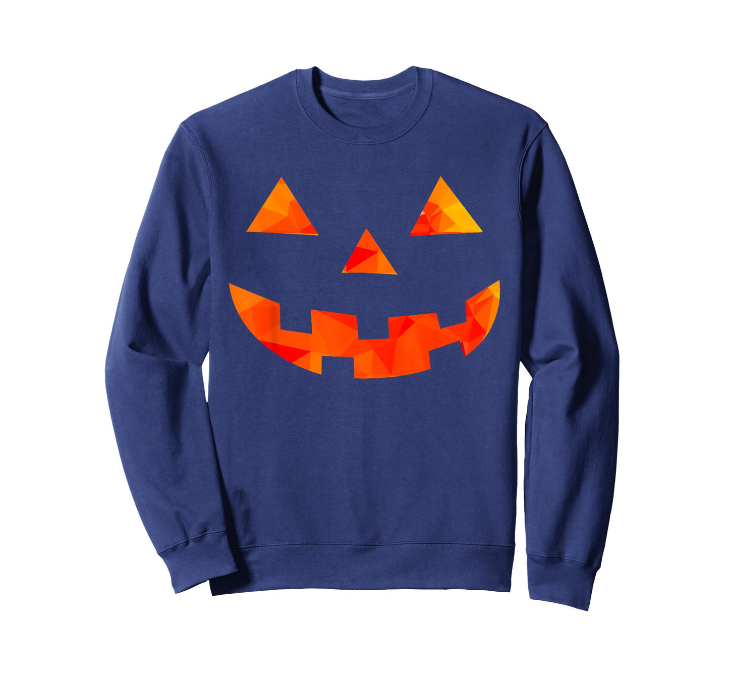 Pumpkin Face Halloween Costume T-Shirt Orange Glow