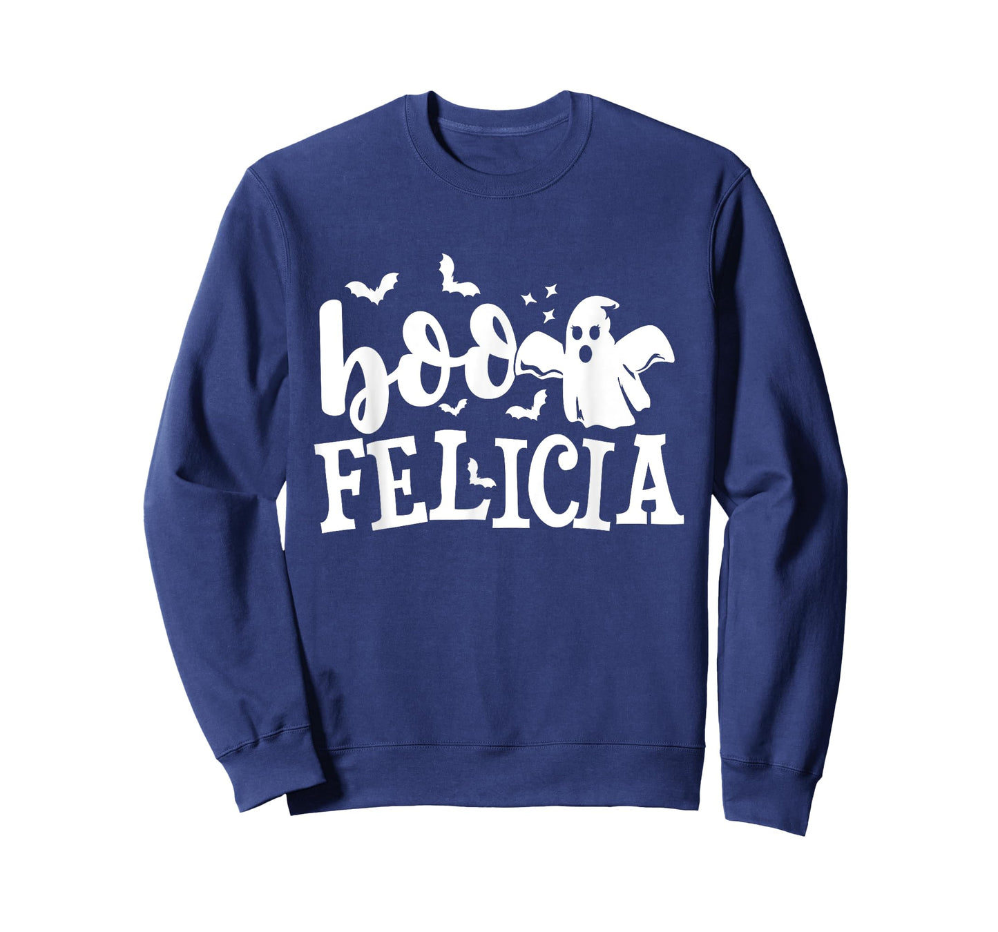 Boo Felicia - Halloween Ghost Bat Pun T-Shirt