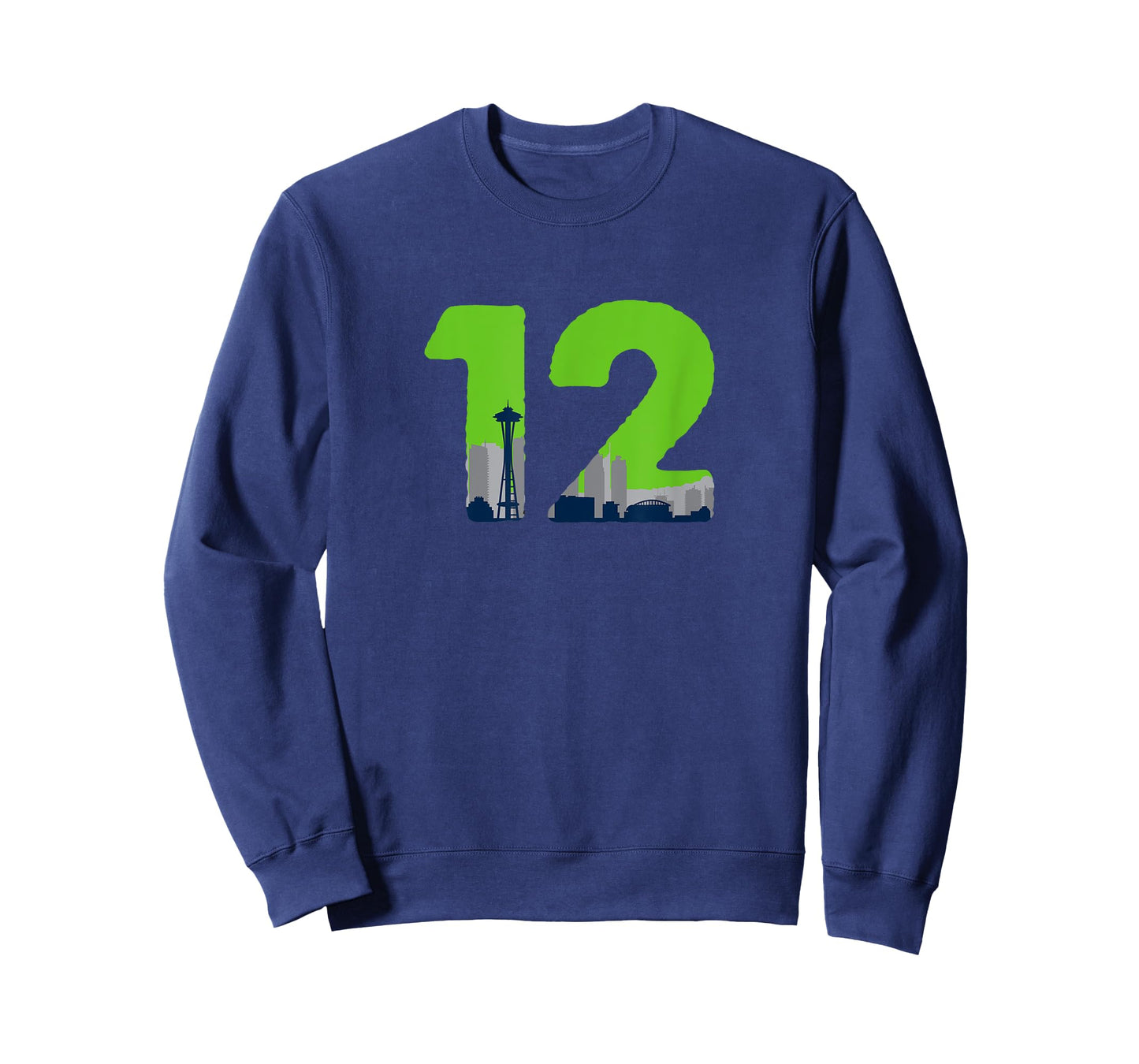 12 Seattle Sports Fan Skyline T-Shirt T-Shirt