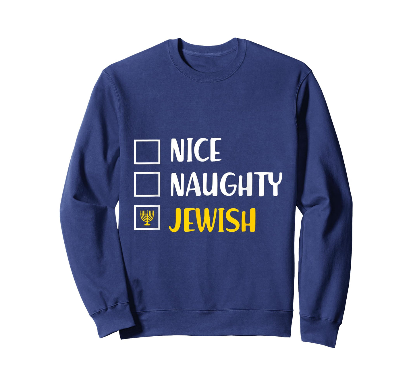 Funny Chanukah s Hanukkah Nice Naughty Jewish T-Shirt
