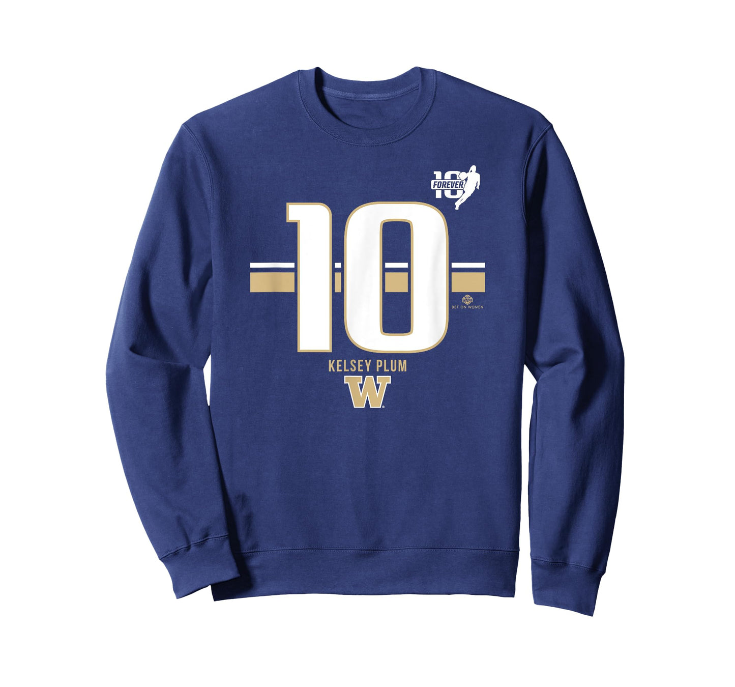 Washington Basketball: Kelsey Plum 10 Stripe T-Shirt