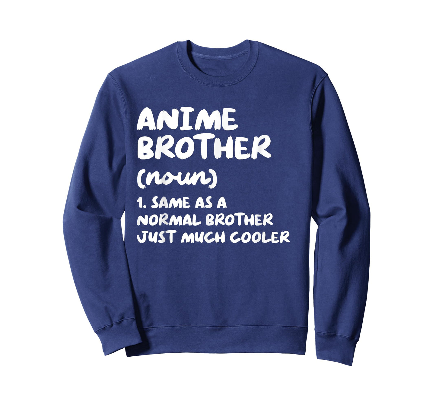 Anime Brother Funny Typography Gifts Unisex-Adults Black Distressed Kawaii Grunge Pastel Goth Lightweight Classic Fit Anime T-Shirt Small