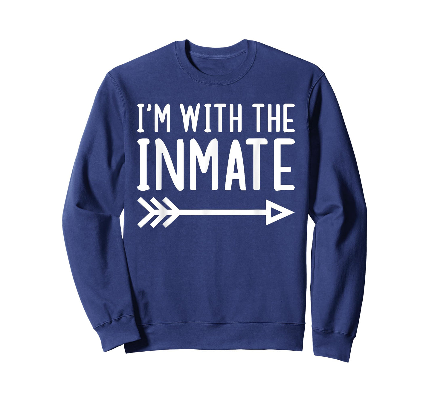 I'm With The Inmate Funny Matching Halloween Couple Costume T-Shirt